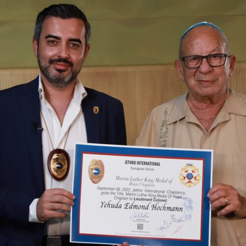 Photo of Mr. Yehuda Hochmann and Bruno Costa
