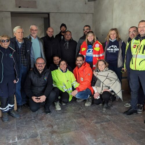 image of humanitarian aid at Tuscany by the Civil Diplomats from Jethro