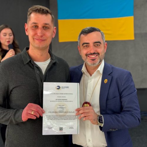 Photo of the Civil Humanitarian Diplomat Jethro International