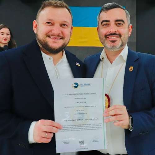 Photo of the Civil Humanitarian Diplomat Jethro International