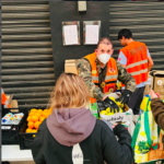 Photo of the Civil Humanitarian Diplomats from Jethro International aus Valencia Spain giving humanitarian aid La Dana