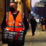 Photo of the Civil Humanitarian Diplomats from Jethro International aus Valencia Spain giving humanitarian aid La Dana