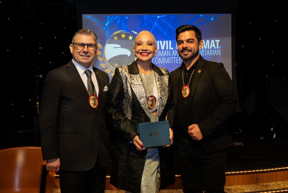 Image of the Civil Diplomat Jethro International with Dinorah Rosa