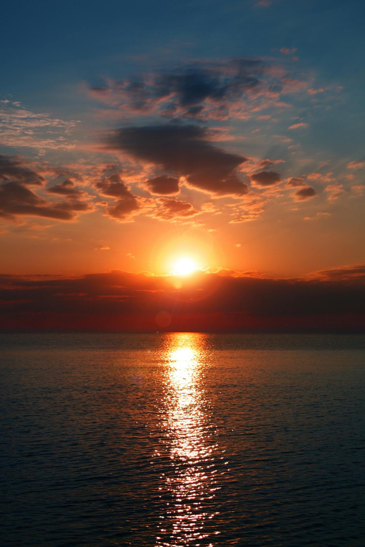 Image of sea sunset