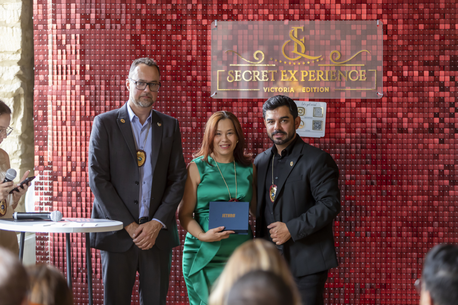 Image of Civil Diplomat Jethro International London UK with Mr. Leandro Marconi and Mr. Marcio Ricci at Hinwick House
