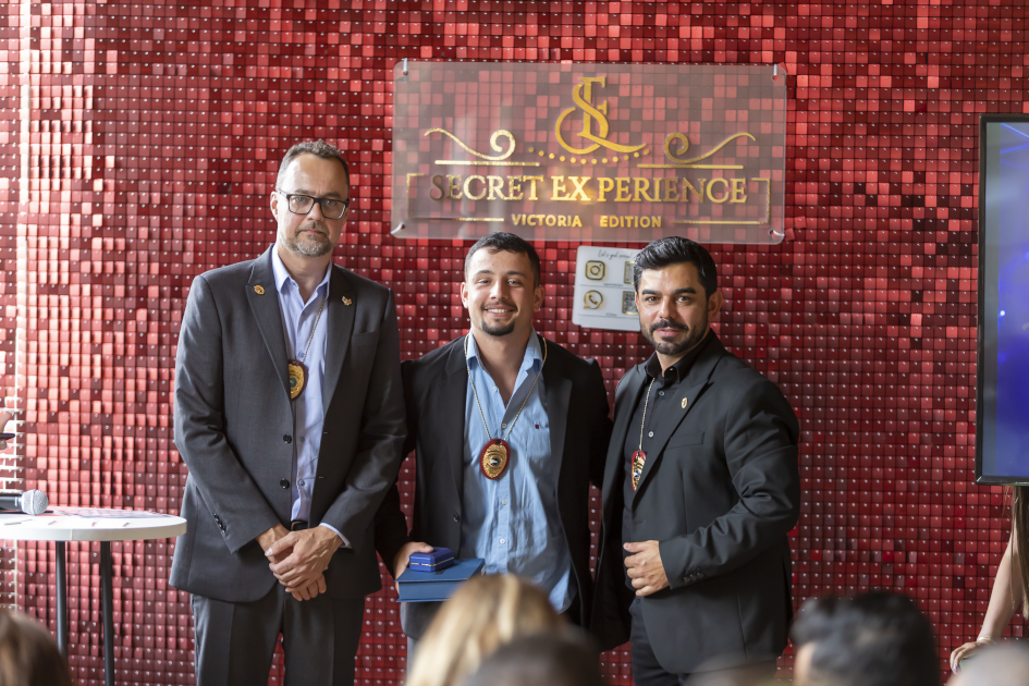 Image of Civil Diplomat Jethro International London UK with Mr. Leandro Marconi and Mr. Marcio Ricci at Hinwick House