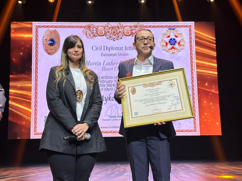 Image of Jethro International Martin Luther King Award Karla Leal José Roberto Marques Desperte Seu Poder Imersão Inteligência Emocional