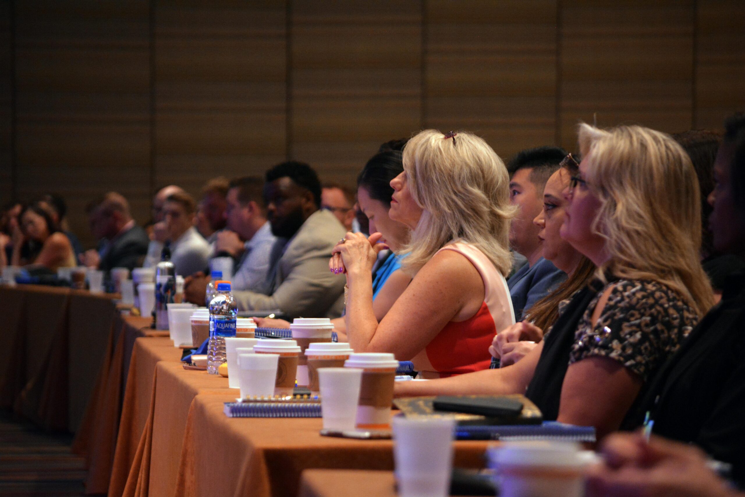 Image of woman at conference