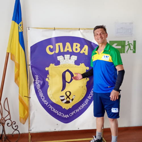 Image of the Civil Diplomat Gilberto Ferreira Jethro International Sport and Child Aid in UKraine