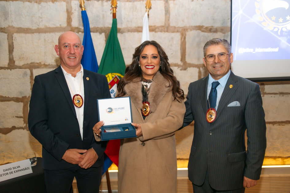 Image of Civil Diplomat Jethro International Ceremony at the Citadel of Cascais, the Martin Luther King Award and Civil Diplomats Condecoration on november 2025