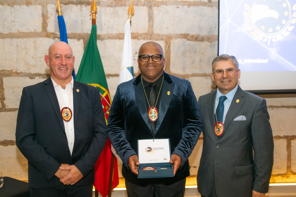 Image of Civil Diplomat Jethro International Ceremony at the Citadel of Cascais, the Martin Luther King Award and Civil Diplomats Condecoration on november 2025