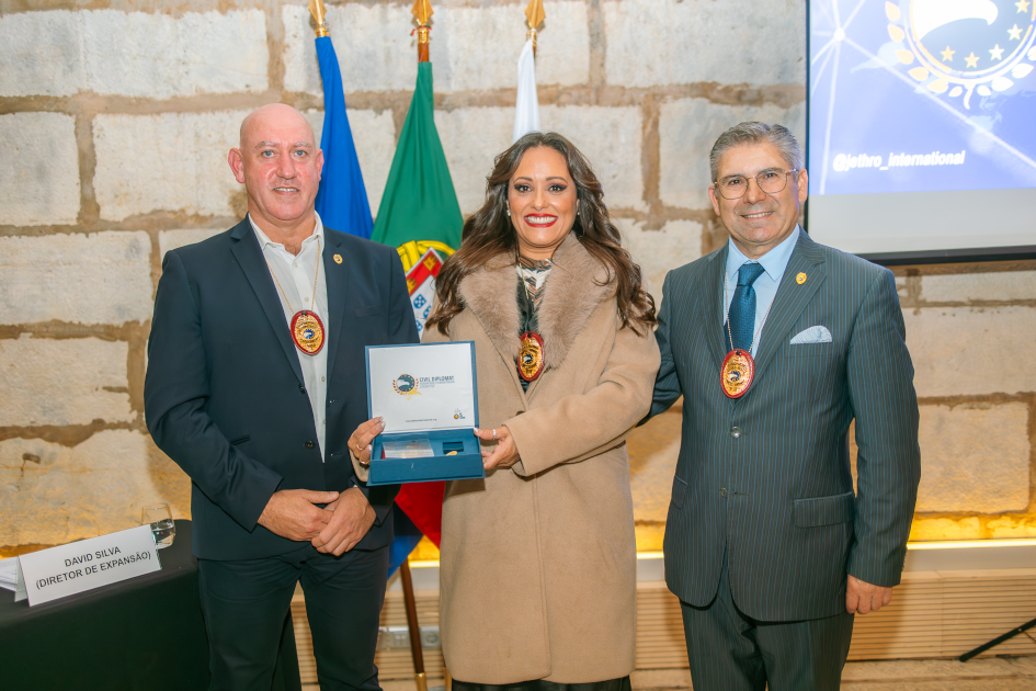 Image of Civil Diplomat Jethro International Ceremony at the Citadel of Cascais, the Martin Luther King Award and Civil Diplomats Condecoration on november 2025
