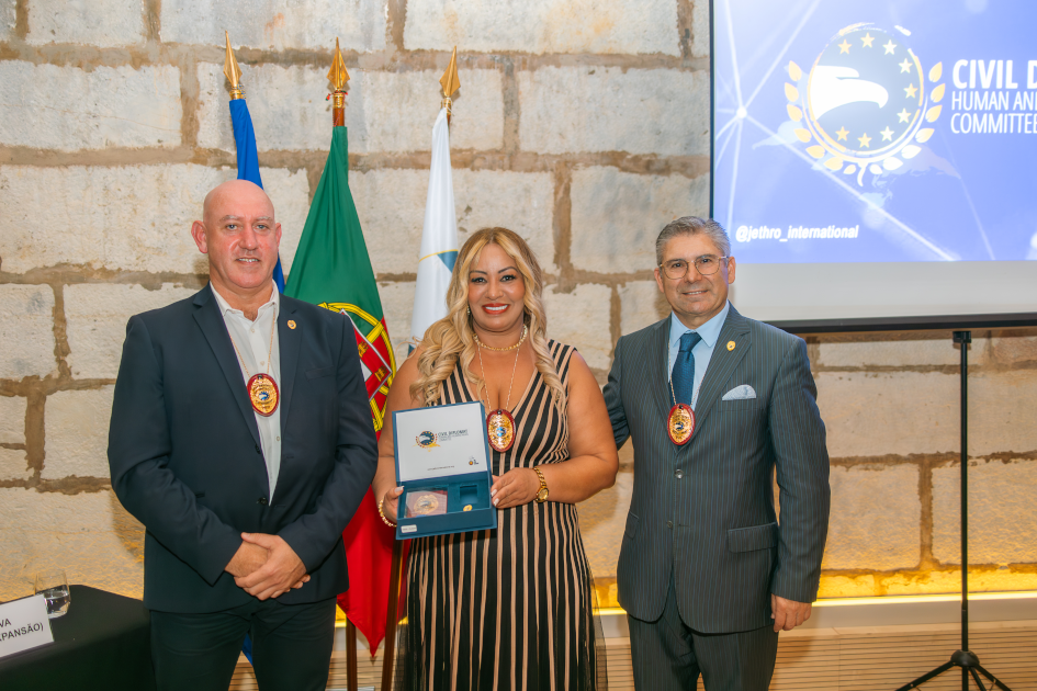 Image of Civil Diplomat Jethro International Ceremony at the Citadel of Cascais, the Martin Luther King Award and Civil Diplomats Condecoration on november 2025