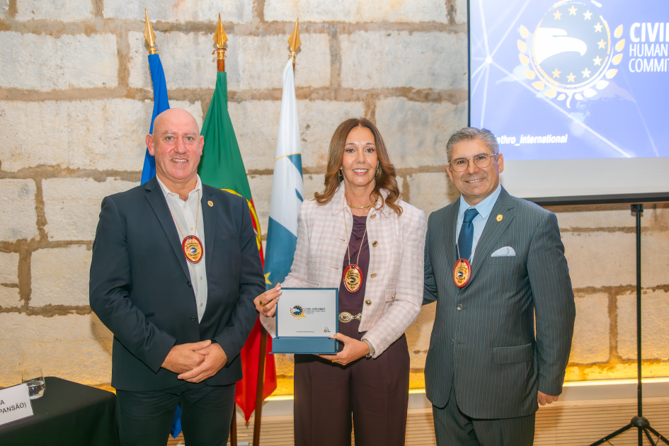 Image of Civil Diplomat Jethro International Ceremony at the Citadel of Cascais, the Martin Luther King Award and Civil Diplomats Condecoration on november 2025