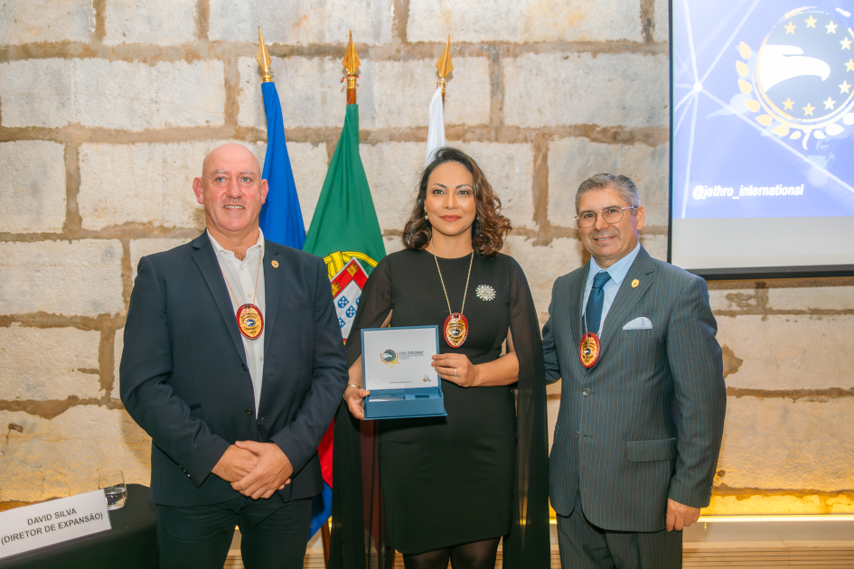 mage of Solenm Ceremony Civil Diplomat Jethro International at the Citadel of Cascais november 2025