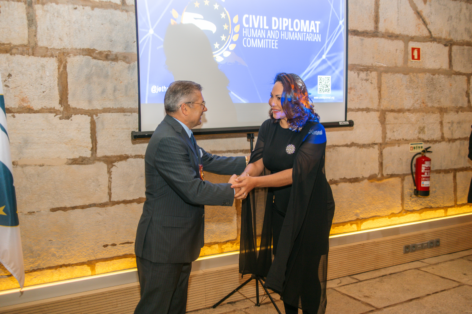 mage of Solenm Ceremony Civil Diplomat Jethro International at the Citadel of Cascais november 2025