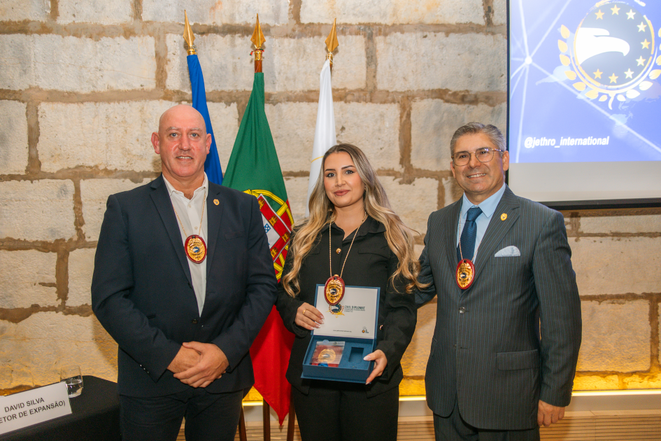 mage of Solenm Ceremony Civil Diplomat Jethro International at the Citadel of Cascais november 2025