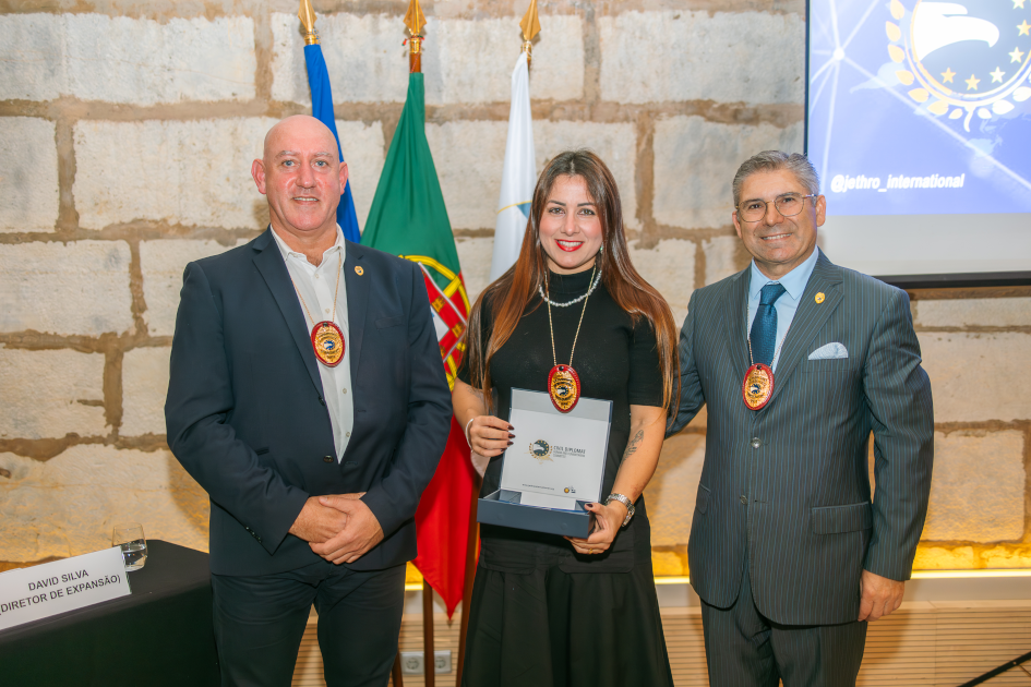 mage of Solenm Ceremony Civil Diplomat Jethro International at the Citadel of Cascais november 2025