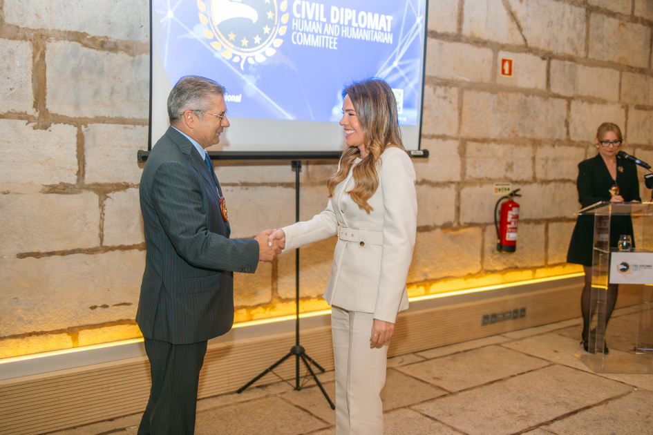 mage of Solenm Ceremony Civil Diplomat Jethro International at the Citadel of Cascais november 2025