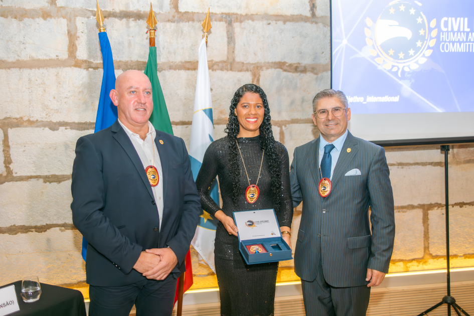 mage of Solenm Ceremony Civil Diplomat Jethro International at the Citadel of Cascais november 2025