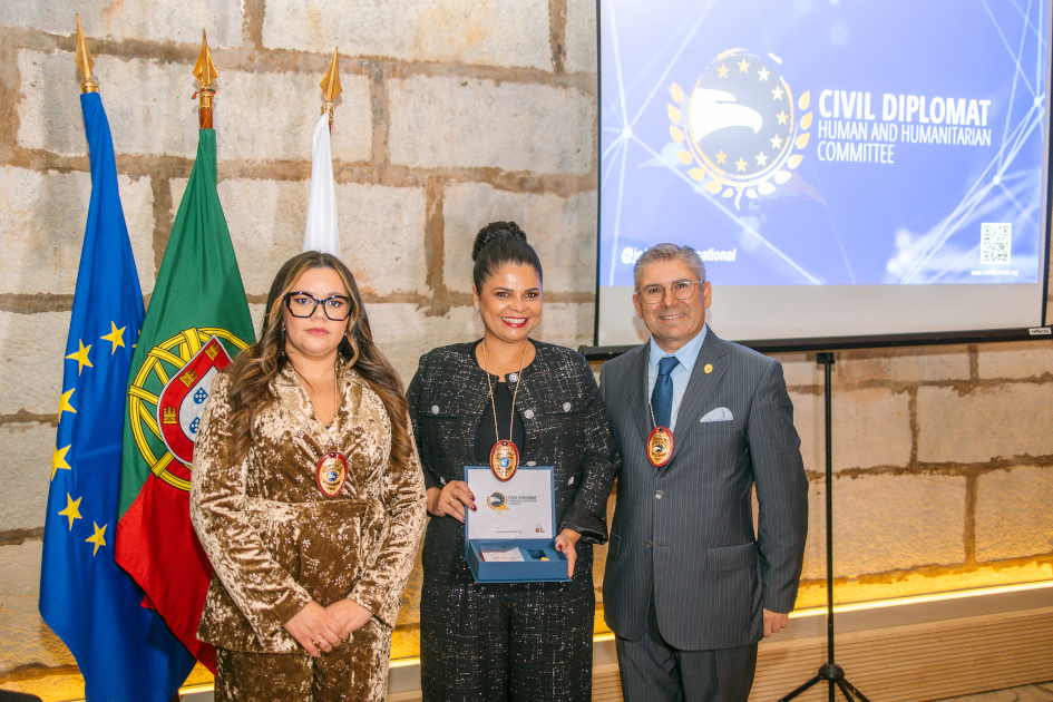mage of Solenm Ceremony Civil Diplomat Jethro International at the Citadel of Cascais november 2025