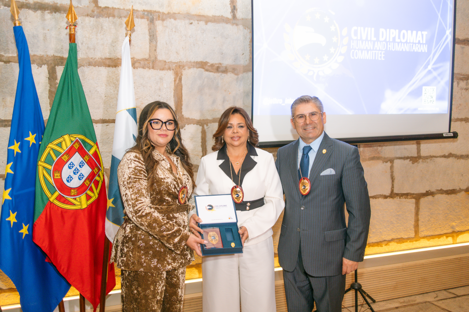 mage of Solenm Ceremony Civil Diplomat Jethro International at the Citadel of Cascais november 2025