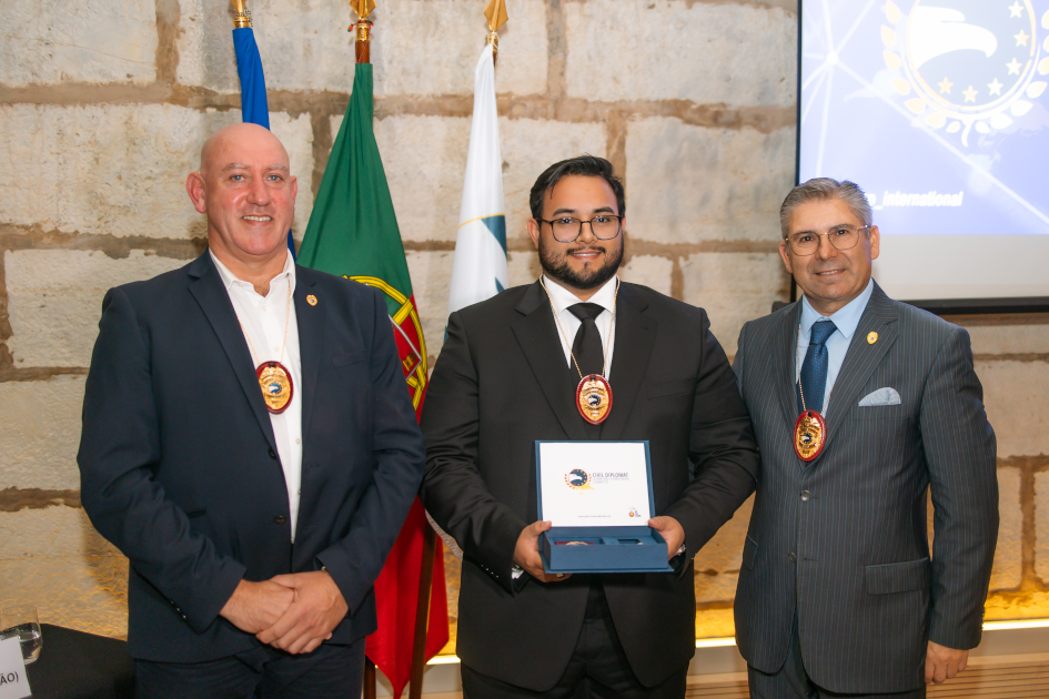 Image of Civil Diplomat Jethro International Ceremony at the Citadel of Cascais, the Martin Luther King Award and Civil Diplomats Condecoration on november 2025