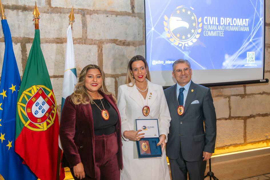 mage of Solenm Ceremony Civil Diplomat Jethro International at the Citadel of Cascais november 2025
