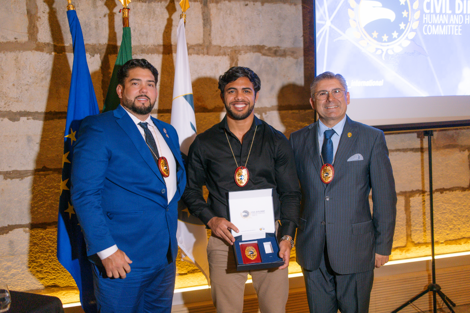 mage of Solenm Ceremony Civil Diplomat Jethro International at the Citadel of Cascais november 2025