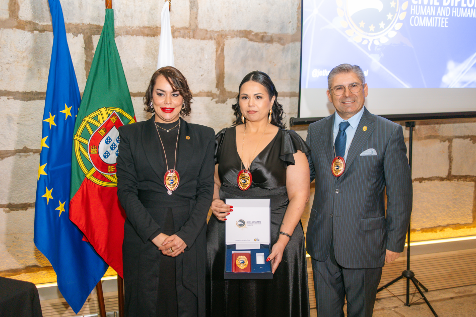 mage of Solenm Ceremony Civil Diplomat Jethro International at the Citadel of Cascais november 2025