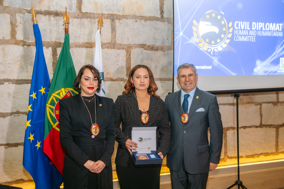 mage of Solenm Ceremony Civil Diplomat Jethro International at the Citadel of Cascais november 2025