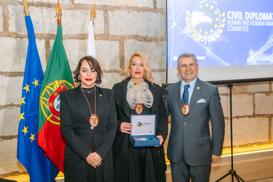 mage of Solenm Ceremony Civil Diplomat Jethro International at the Citadel of Cascais november 2025