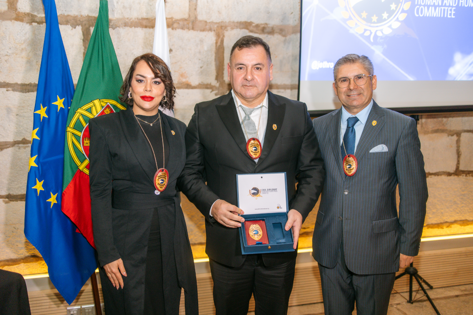 mage of Solenm Ceremony Civil Diplomat Jethro International at the Citadel of Cascais november 2025