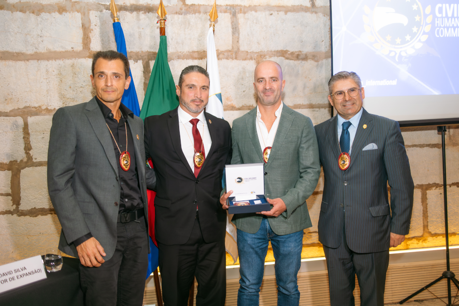 mage of Solenm Ceremony Civil Diplomat Jethro International at the Citadel of Cascais november 2025