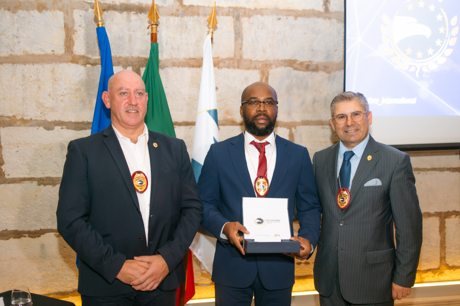 Image of Civil Diplomat Jethro International Ceremony at the Citadel of Cascais, the Martin Luther King Award and Civil Diplomats Condecoration on november 2025