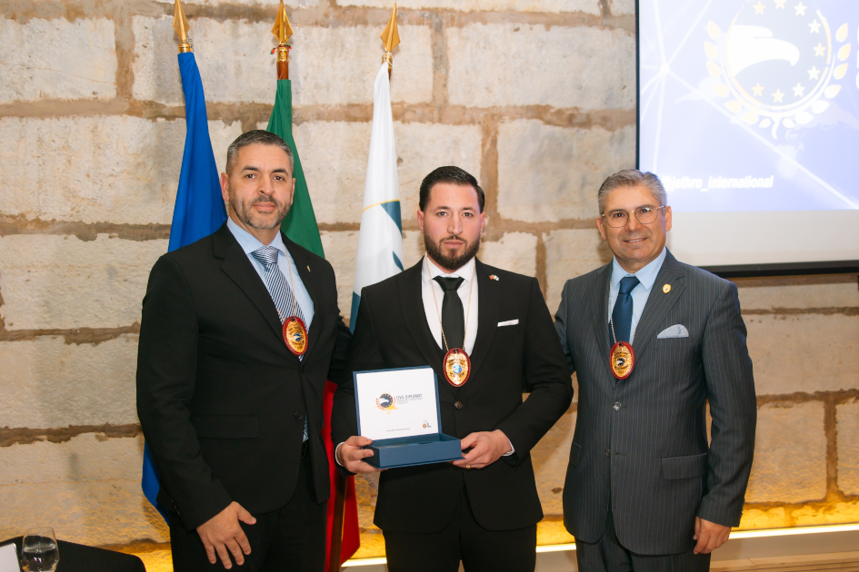 Image of Civil Diplomat Jethro International Ceremony at the Citadel of Cascais, the Martin Luther King Award and Civil Diplomats Condecoration on november 2025