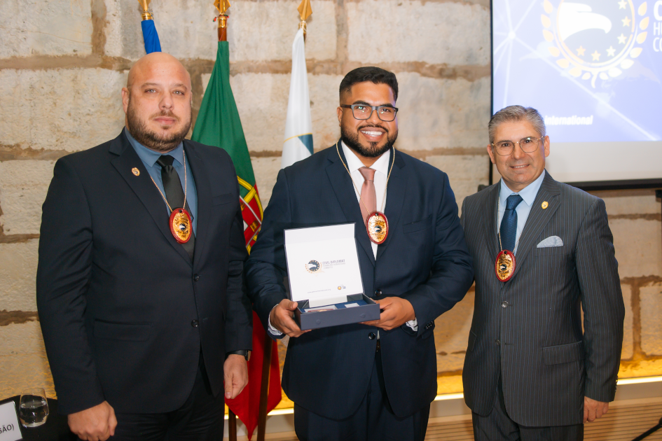 Image of Civil Diplomat Jethro International Ceremony at the Citadel of Cascais, the Martin Luther King Award and Civil Diplomats Condecoration on november 2025