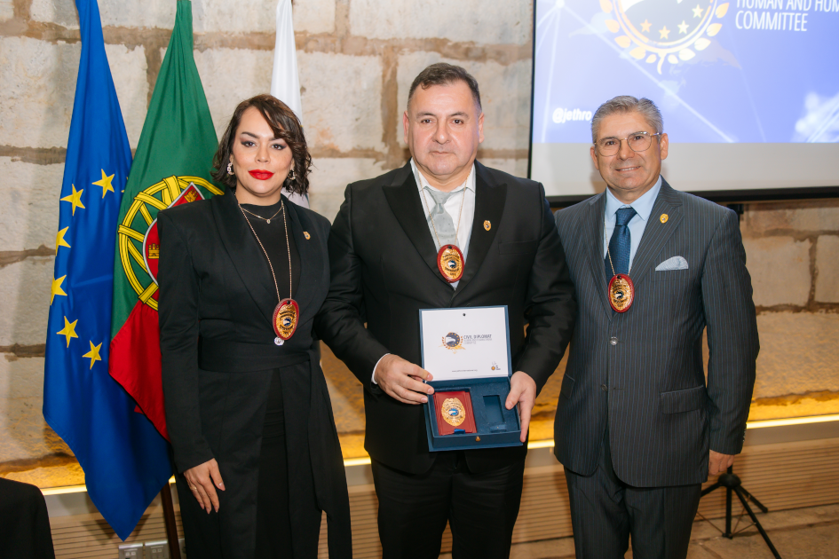 Image of Civil Diplomat Jethro International Ceremony at the Citadel of Cascais, the Martin Luther King Award and Civil Diplomats Condecoration on november 2025