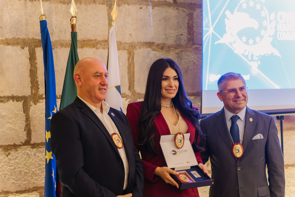 Image of Civil Diplomat Jethro International Ceremony at the Citadel of Cascais, the Martin Luther King Award and Civil Diplomats Condecoration on november 2025