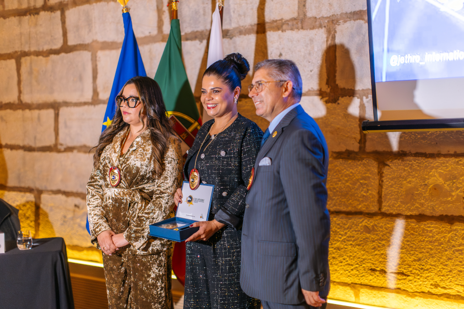 Image of Civil Diplomat Jethro International Ceremony at the Citadel of Cascais, the Martin Luther King Award and Civil Diplomats Condecoration on november 2025