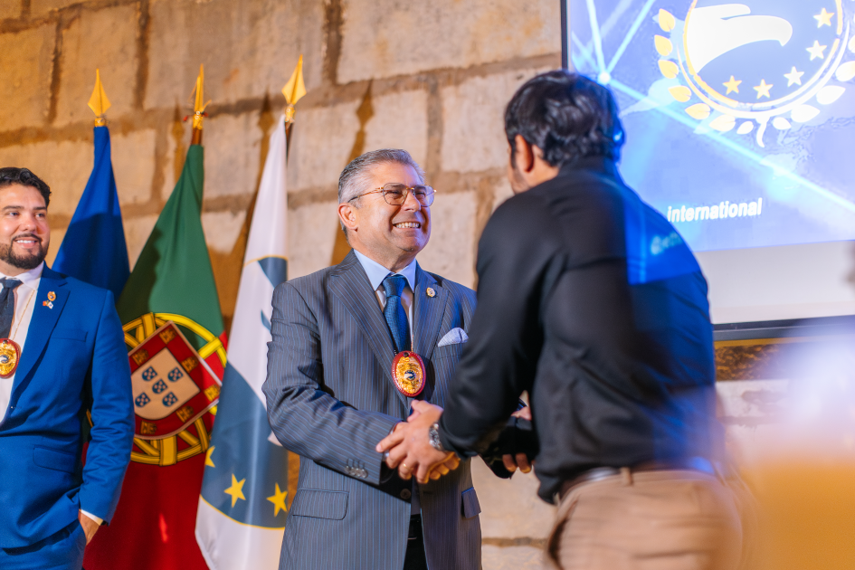 Image of Civil Diplomat Jethro International Ceremony at the Citadel of Cascais, the Martin Luther King Award and Civil Diplomats Condecoration on november 2025
