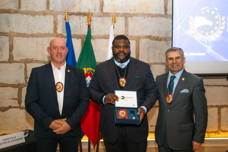 Image of Civil Diplomat Jethro International Ceremony at the Citadel of Cascais, the Martin Luther King Award and Civil Diplomats Condecoration on november 2025