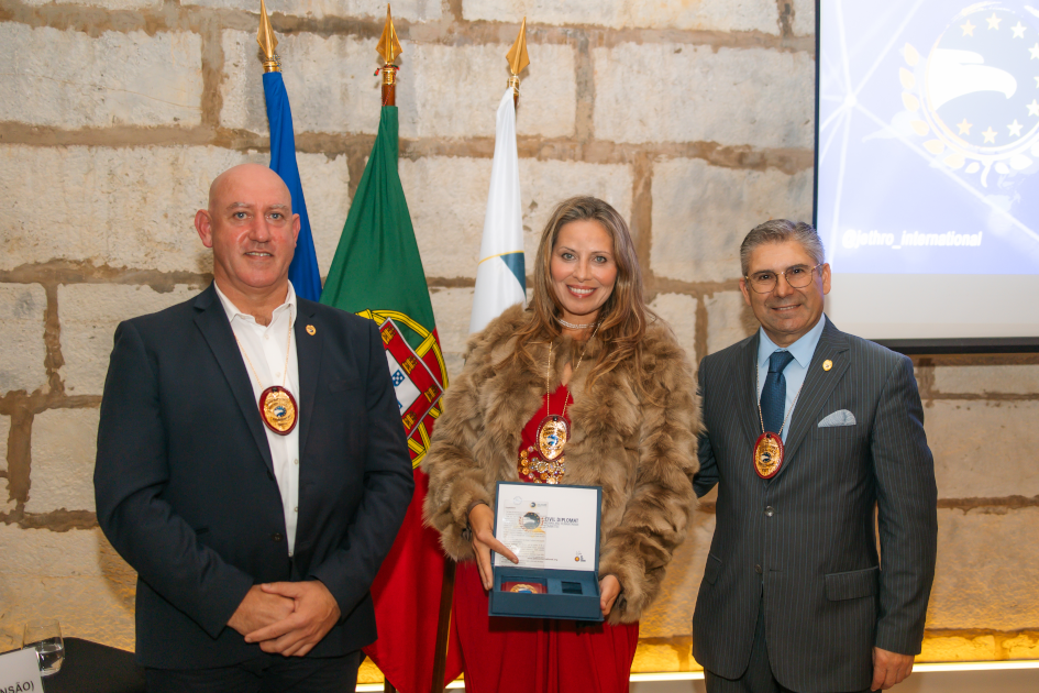 Image of Civil Diplomat Jethro International Ceremony at the Citadel of Cascais, the Martin Luther King Award and Civil Diplomats Condecoration on november 2025