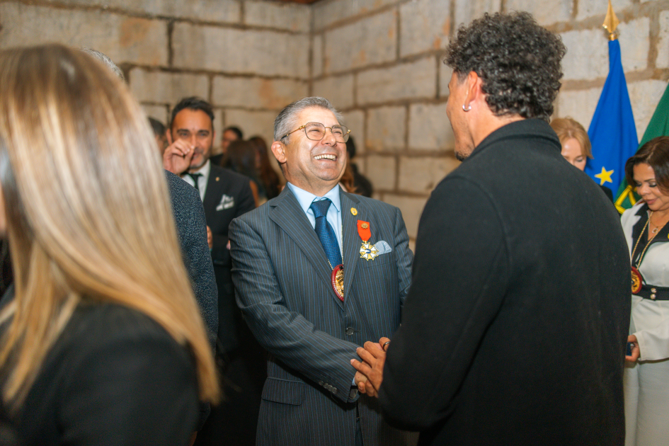 Image of Solenm Ceremony Civil Diplomat Jethro International at the Citadel of Cascais november 2025