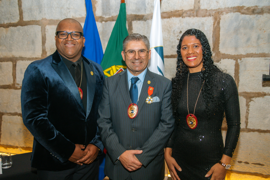 Image of Solenm Ceremony Civil Diplomat Jethro International at the Citadel of Cascais november 2025