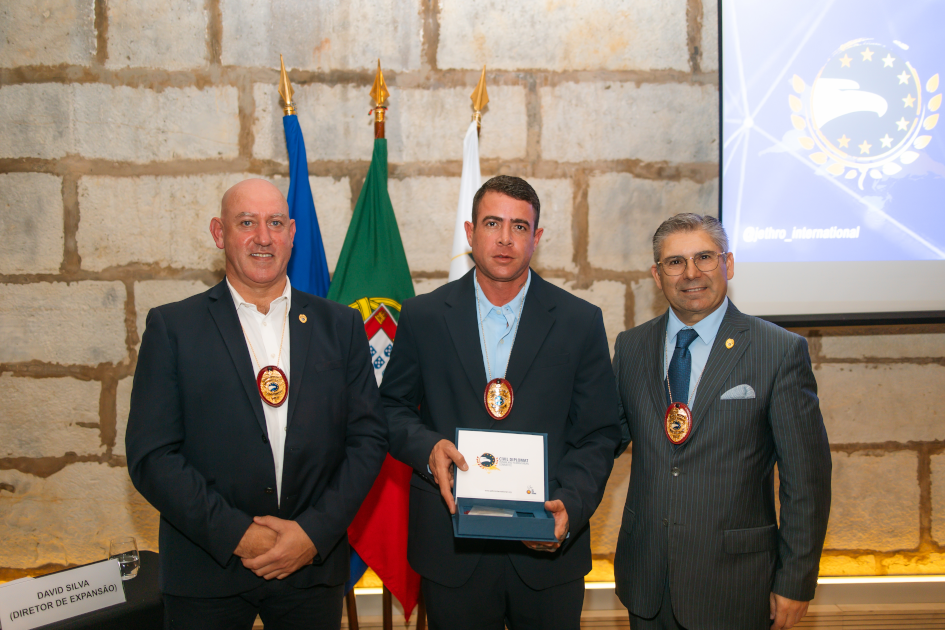 Image of Civil Diplomat Jethro International Ceremony at the Citadel of Cascais, the Martin Luther King Award and Civil Diplomats Condecoration on november 2025