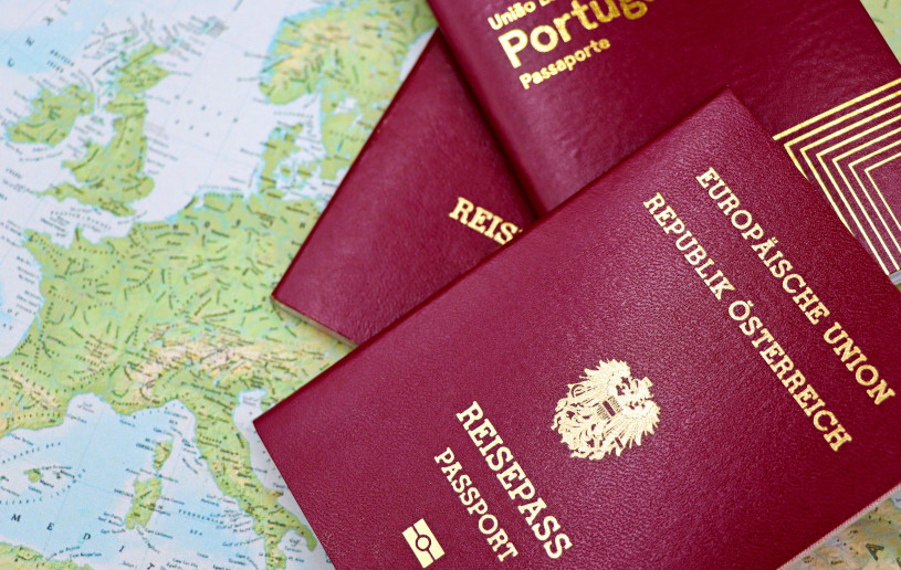 Image of EU Passports and Maps