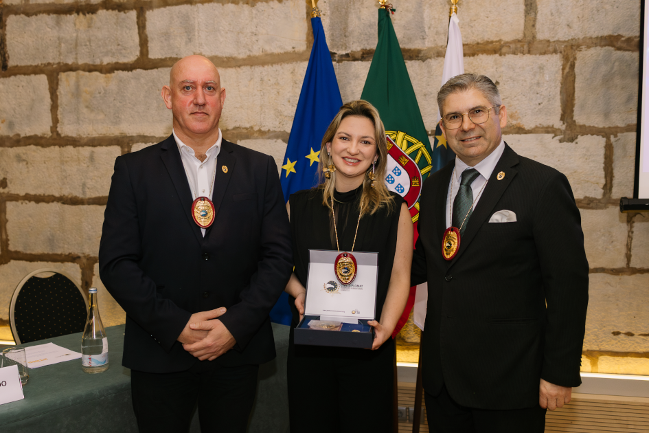 Image of Civil Diplomat Jethro International solemn ceremony at the Citadel of Cascais in Portugal on March 5 2026.