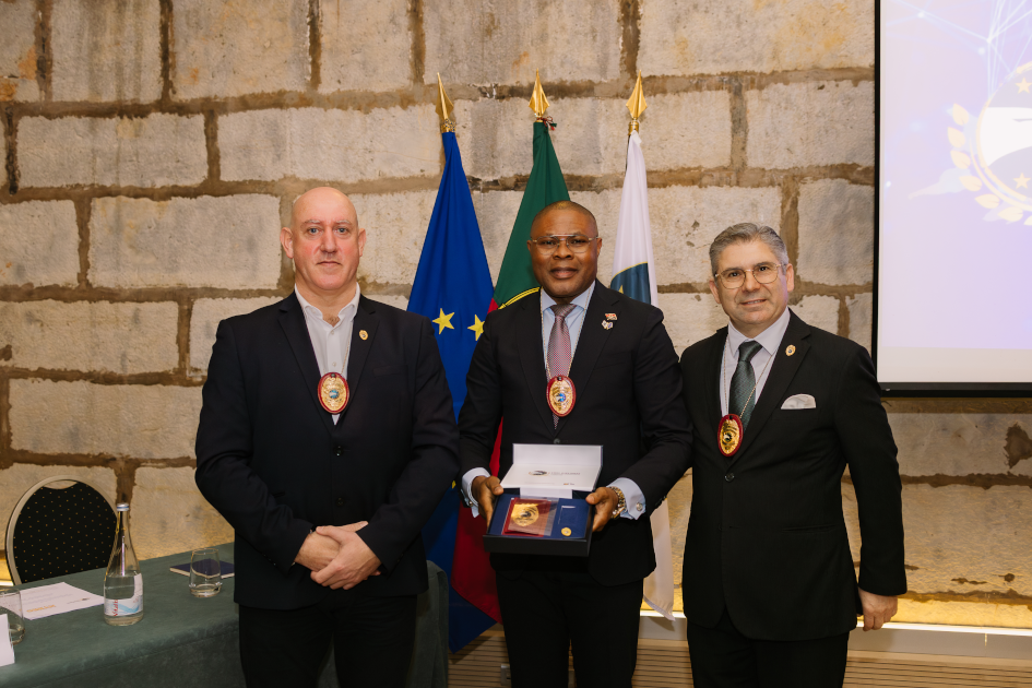 Image of Civil Diplomat Jethro International solemn ceremony at the Citadel of Cascais in Portugal on March 5 2026.