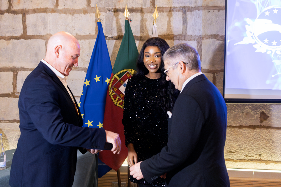 Image of Civil Diplomat Jethro International solemn ceremony at the Citadel of Cascais in Portugal on March 5 2026.